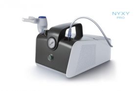 Nebulizzatore Fasterjet® con sistema valvolare sincronizzato alla respirazione, produce una nebulizzazione finissima del medicinale che gli permette di raggiungere anche le basse vie respiratorie, aumentando l’efficacia del trattamento controllando e otti