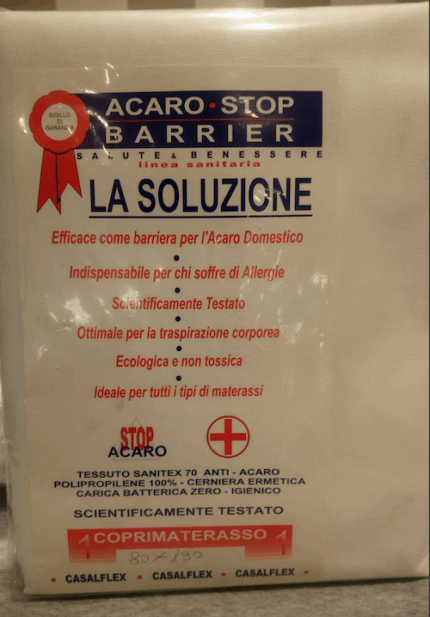 coprimaterasso antiacaro singolo Materassireti