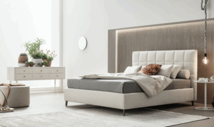 letto imbottito Victor trapuntato v&nice