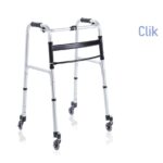 Deambulatore 4 ruote piroettanti CLICK
