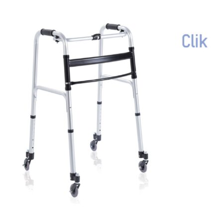 Deambulatore 4 ruote piroettanti CLICK