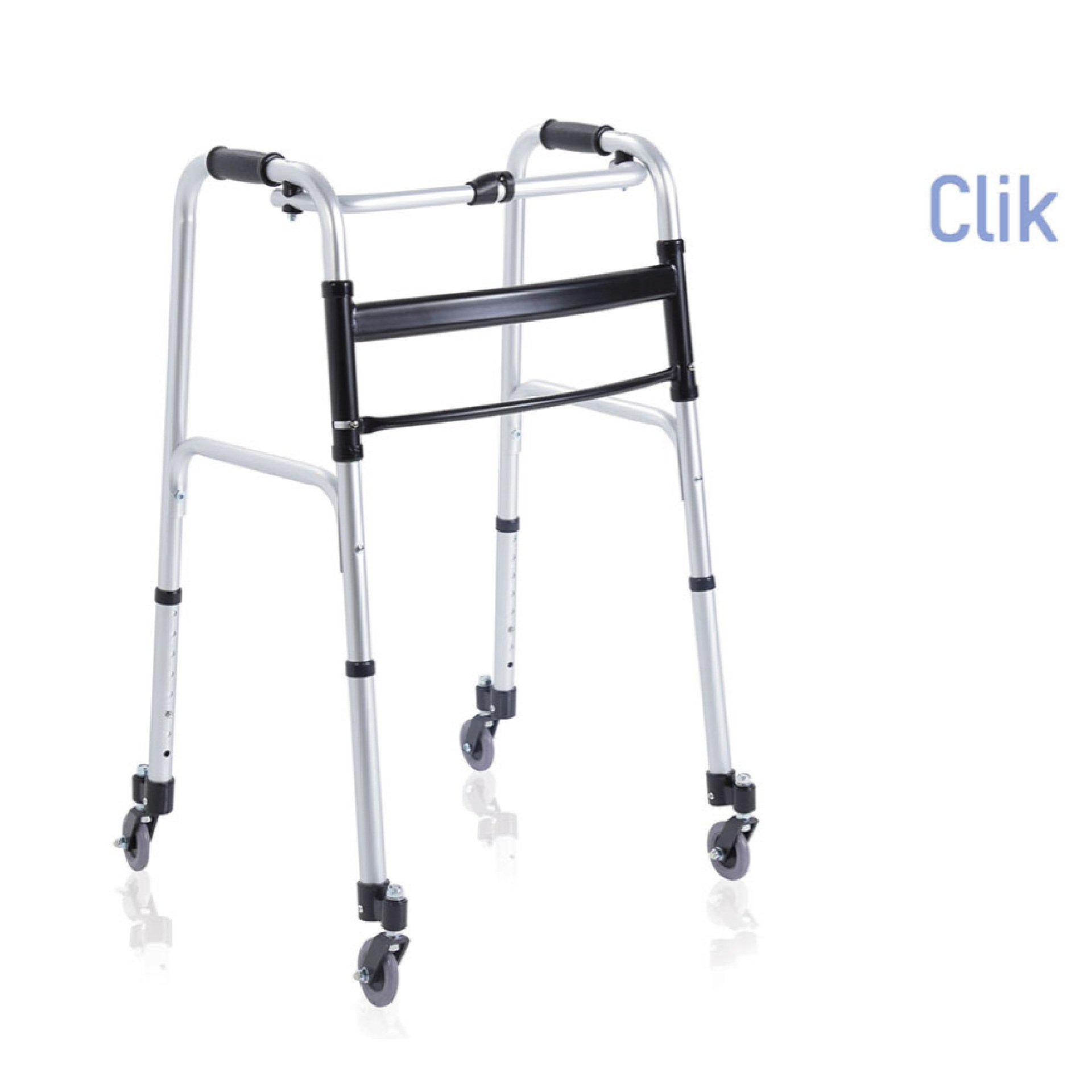 RP733 Deambulatore 4 ruote piroettanti CLICK