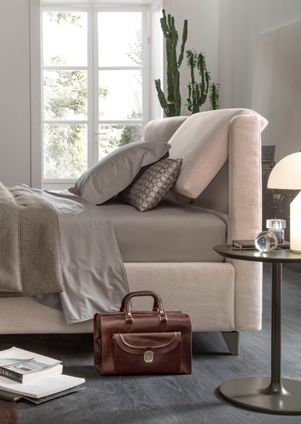 letto imbottito loft