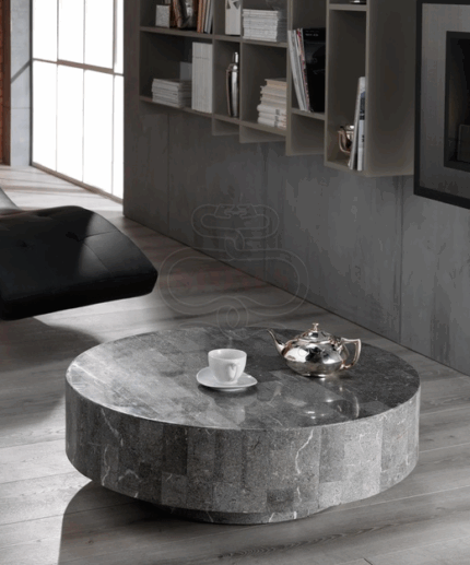 tavolino round 1 stones