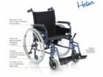 carrozzina in alluminio pieghevole autospinta