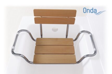 Sedile da vasca in legno ONDA-22849