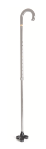 puntale in allumino per bastone