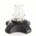 puntale in gomma per bastone con led