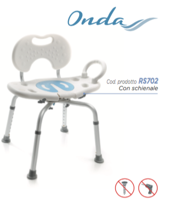 sedile da doccia girevole