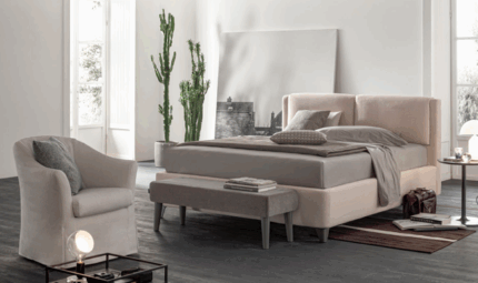 letto imbottito Pitagora v&nice