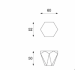 tavolino stones diamond