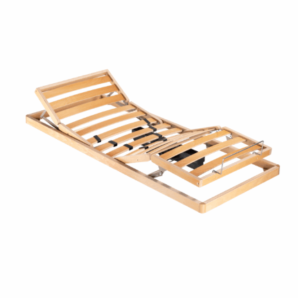 rete motorizzata wood bedding