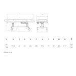 Barella doccia bariatrica elettrica NEFTI BIG