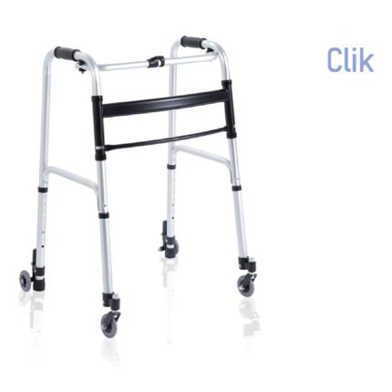 Deambulatore pieghevole 4 ruote CLICK
