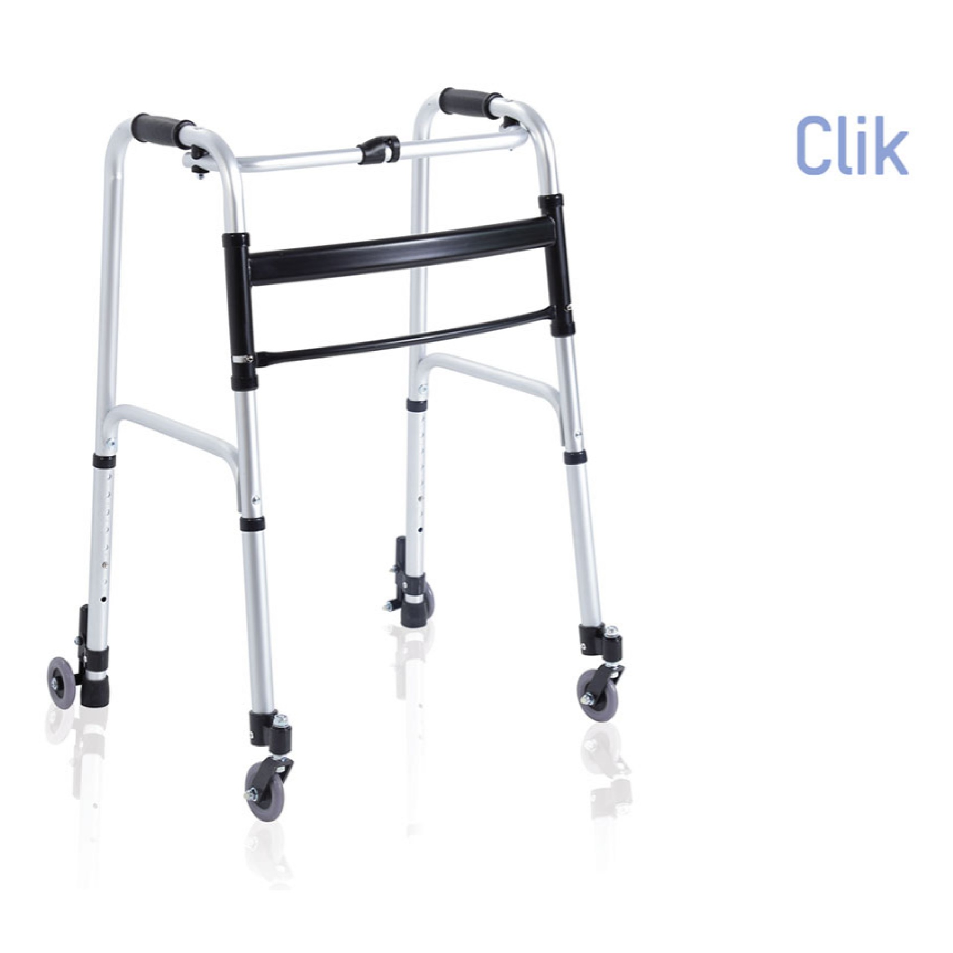 RP738 Deambulatore pieghevole 4 ruote CLICK