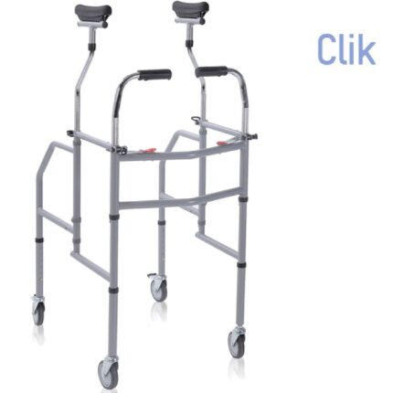 Deambulatore ascellare con maniglie CLICK