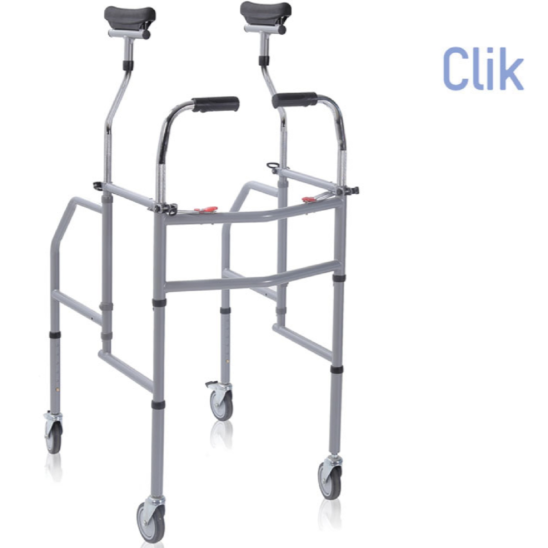 RP758 Deambulatore ascellare con maniglie CLICK