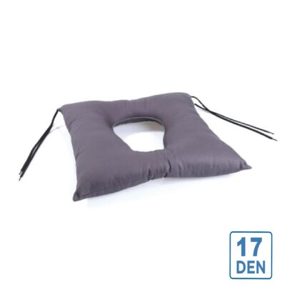 Cuscino in fibra cava siliconata con foro