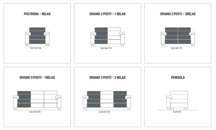 Divano Relax BRANDO-152238