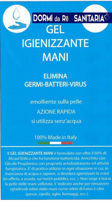 gel igienizzante mani