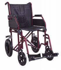 CARROZZINA DA TRANSITO CON AUTOSPINTA WIMED WINNER TWO TRANSIT CON DOPPIA CROCIERA