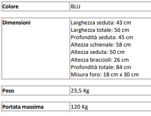Sedia comoda EASY -12248