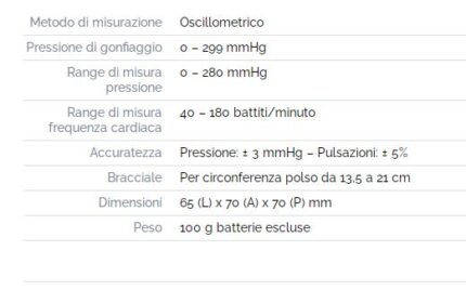Modello compatto ideale per essere utilizzato in viaggio, di semplice utilizzo. Display a cristalli liquidi a 3 linee per la visualizzazione contemporanea dei valori di pressione sistolica, diastolica e delle pulsazioni cardiache. Spegnimento automa