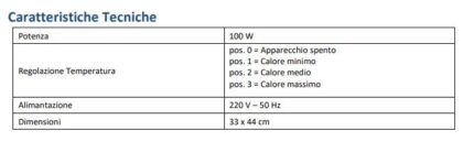 Cuscino termico rettangolare che favorisce la circolazione sanguigna e rilassa la muscolatura. Fodera in micro tessuto traspirante e lavabile in lavatrice a massimo 40 °C. Sistema elettronico di termoregolazione con funzione di riscaldamento rapido entro