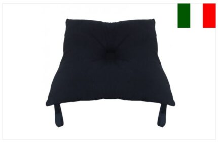 Cuscino Easy con depressione centrale per la prevenzione del decubito realizzato con fibra cava siliconata racchiusa in una fodera in tessuto cotone 100% sanforizzato da 285g/m2: fodera in cotone 100% sanforizzato da 285 g/m2. fissaggio a velcro; col