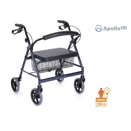 Rollator bariatrico in acciaio APOLLO HD