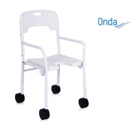 Sedia da doccia con ruote ed apertura ad U ONDA