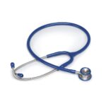 Stetofonendoscopio pediatrico in acciaio inox satinato - Doppia testa rotante