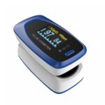 Pulsossimetro Portatile da Dito - con Indice di Perfusione e Allarmi
