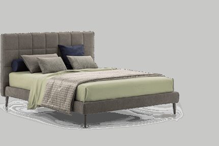 Letto Imbottito Victor Trapuntato giroletto H14 V.&Nice-21477