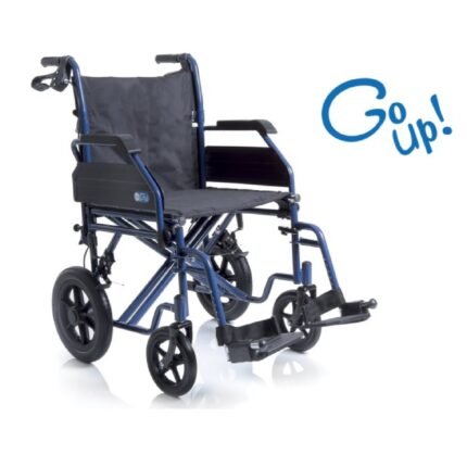 Carrozzina pieghevole da transito con freni GO Up