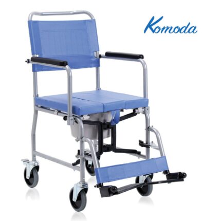 Sedia comoda con ruote piroettanti pieghevole KOMODA