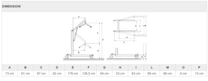 Sollevamalati elettrico Muevo (portata 200kg)-22211