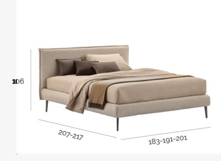 Letto Imbottito Pascal H 14V.&Nice -0