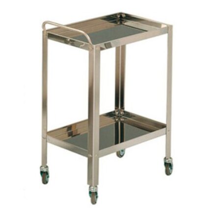 Carrello per Medicazione in Acciaio Inox con Ruote da 8cm