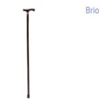 Bastone in legno Donna - Anello in metallo BRIO