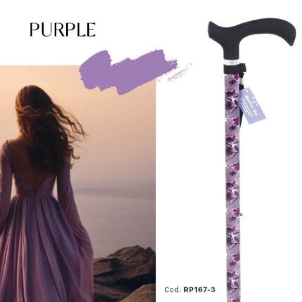 Bastone in alluminio regolabile Farfalle BRIO