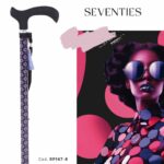 Bastone in alluminio regolabile Farfalle BRIO