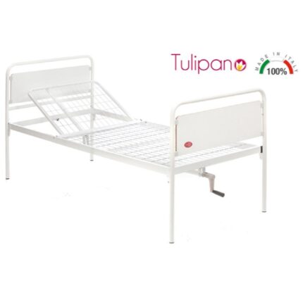 Letto da degenza manuale ad uno snodo TULIPANO