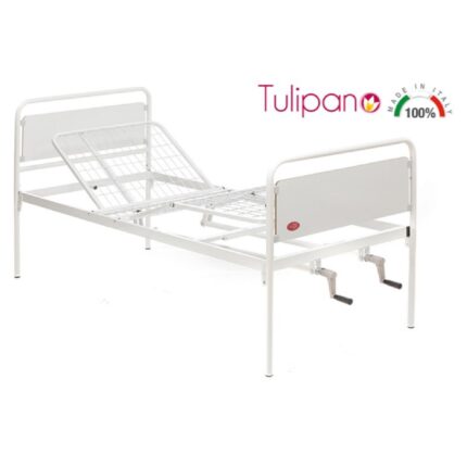 Letto degenza a manovelle 3 snodi TULIPANO
