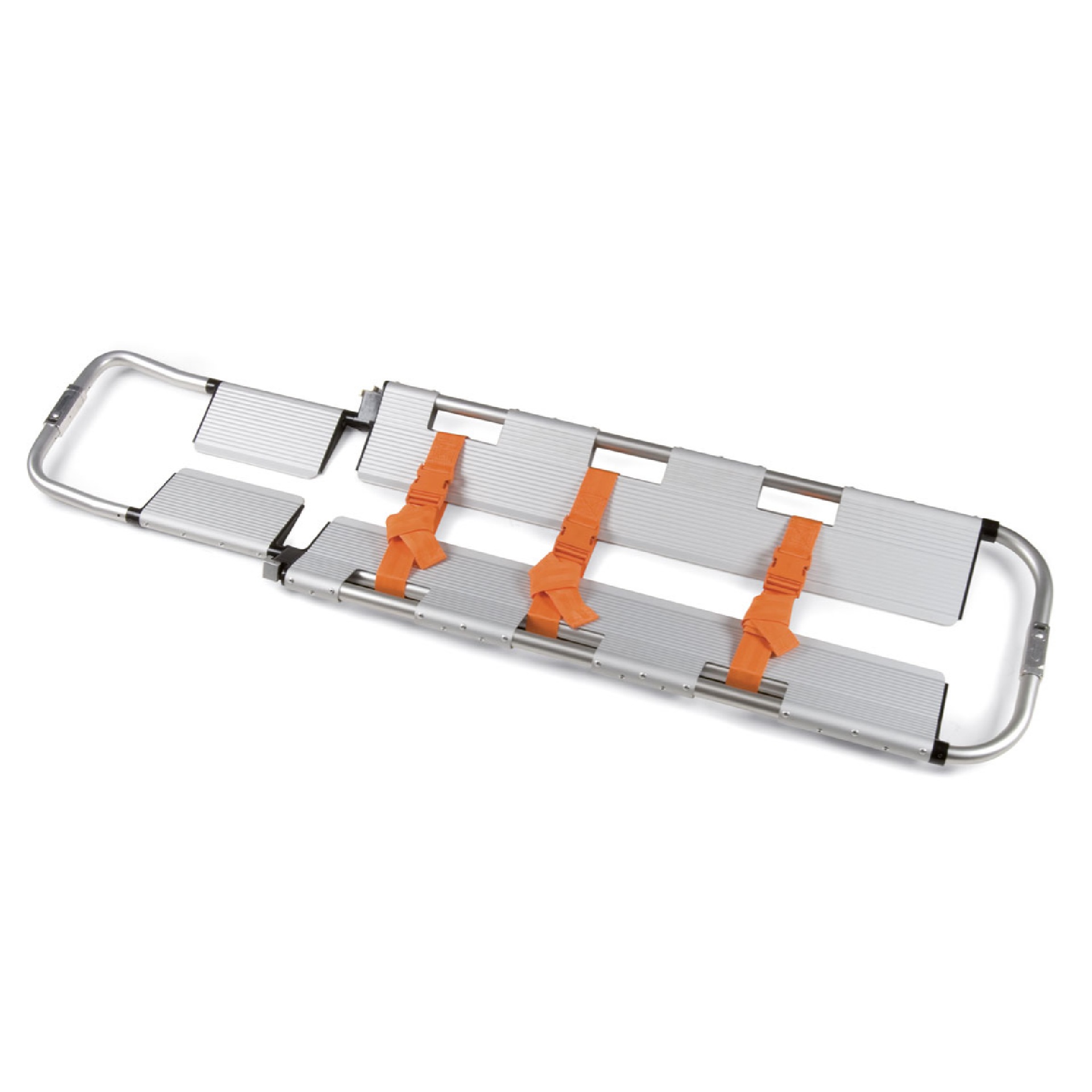 EM101 Barella a cucchiaio atraumatica regolabile – Completa di cinture