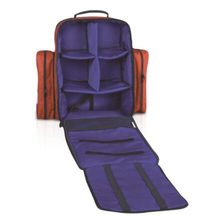 Zaino sanitario per emergenza e primo soccorso – 2 tasche laterali con chiusura a zip