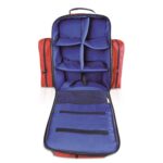 Zaino per emergenza e primo soccorso – 2 tasche laterali e 2 anteriori con chiusura a zip