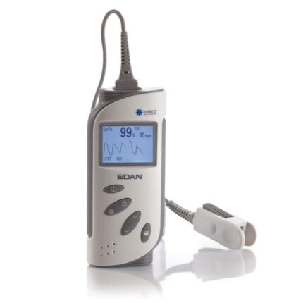 Pulsiossimetro palmare con allarmi e display grafico – Collegabile a PC