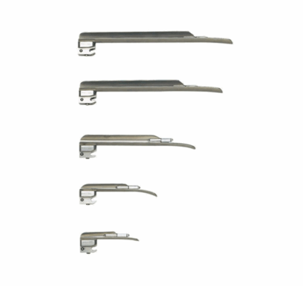 Lame in acciao inox satinato per laringoscopi - MIller-0