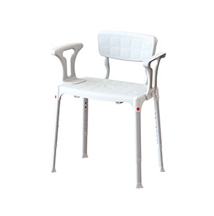 Sedia doccia regolabile con schienale e braccioli ELITE